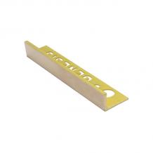 Genesis Brushed Solid Brass Straight Edge Trim 2.7m ESB (Choice Of Size)